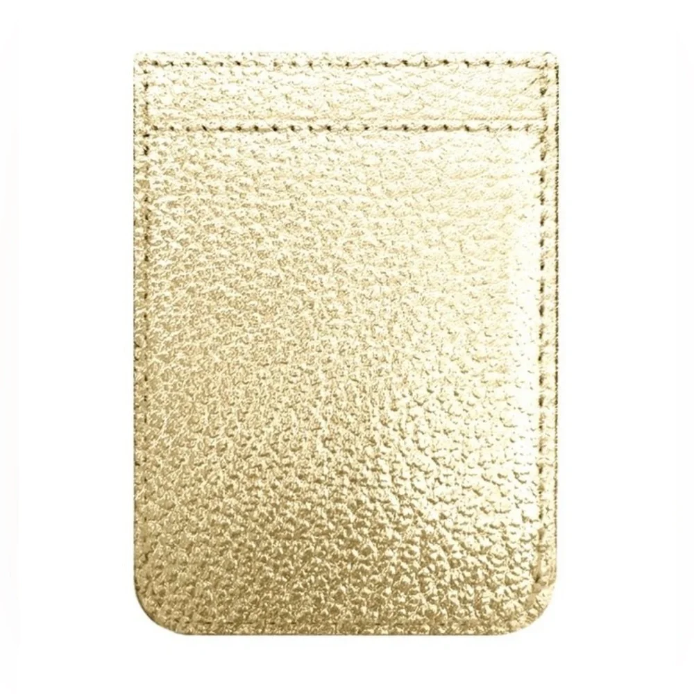 NEW IN BOX iDecoz Gold Phone Pocket ~ Peel and stick ~ Adhesive 💛